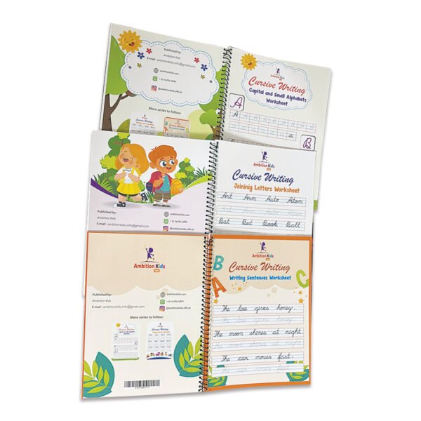 Cursive Writing Practice Book for Kids (Letters, Words & Sentences) - Image 2