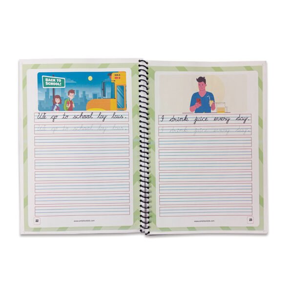 Cursive Writing Practice Book for Kids (Letters, Words & Sentences) - Image 6