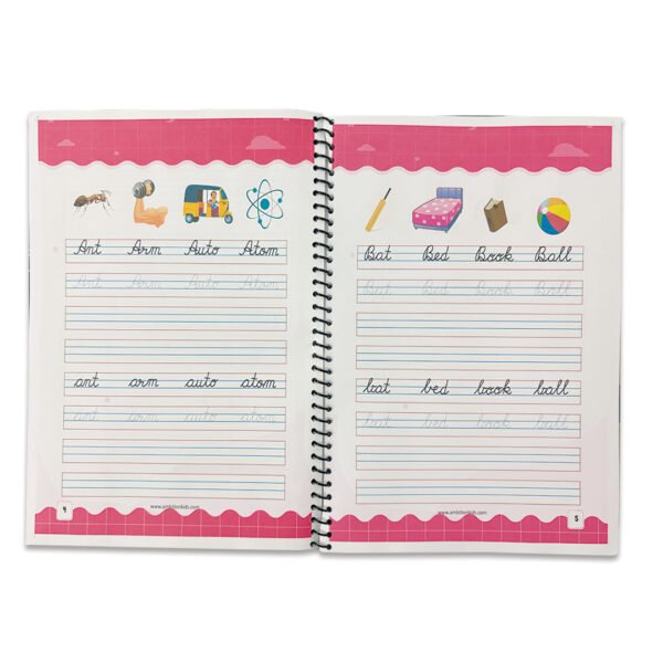 Cursive Writing Practice Book for Kids (Letters, Words & Sentences) - Image 5