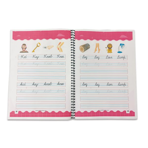 Cursive Writing Practice Book for Kids (Letters, Words & Sentences) - Image 4